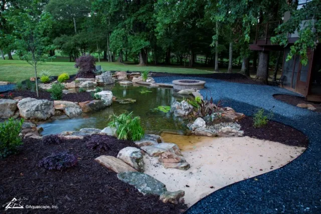 Koi Pond and Waterfall for Shaq