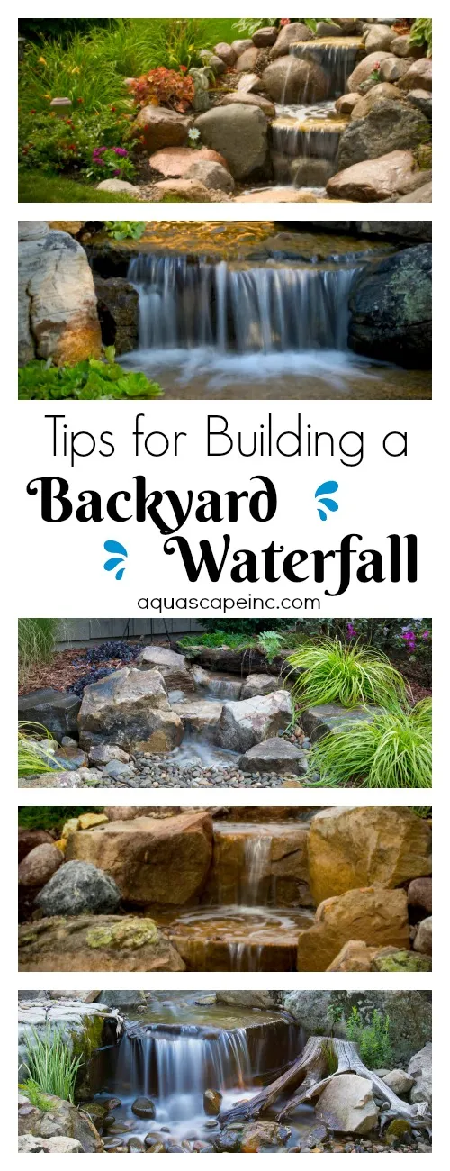 Tips for Building a Backyard Waterfall