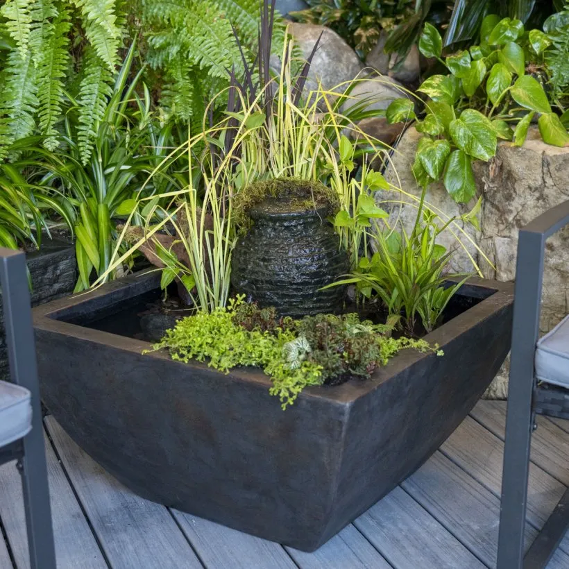 Fountain Bowls – Gray Slate