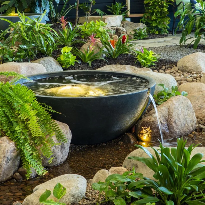 Fountain Bowls – Green Slate