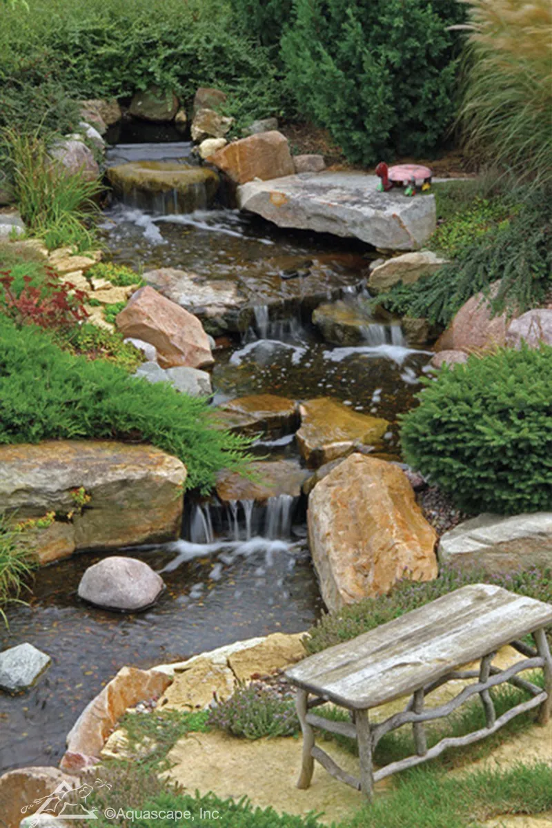 Large Pondless Waterfall Kit With 26 Foot Stream By Aquascape