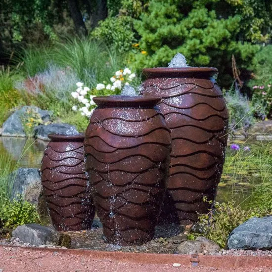 Scalloped Urns
