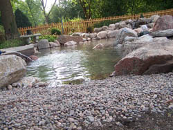 Gravel Edge for Pond